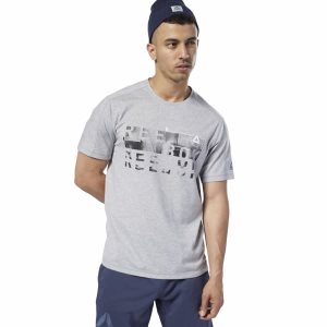 Reebok One Series Training Speedwick T Shirt Herren - Grau - DE 807-SZR